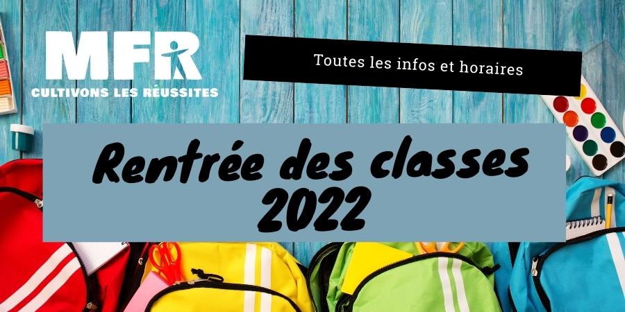 Rentrée des classes 2022 à la MFR de Lucquy