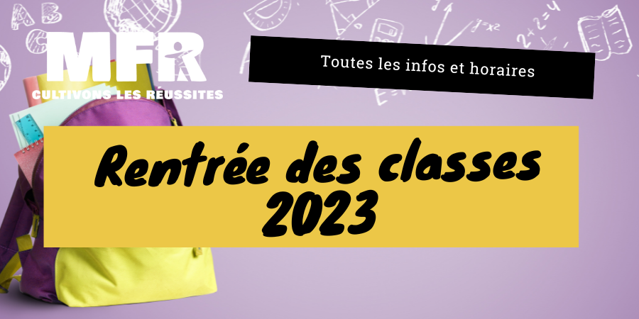 mfr lucquy ardennes rentree scolaire 2023