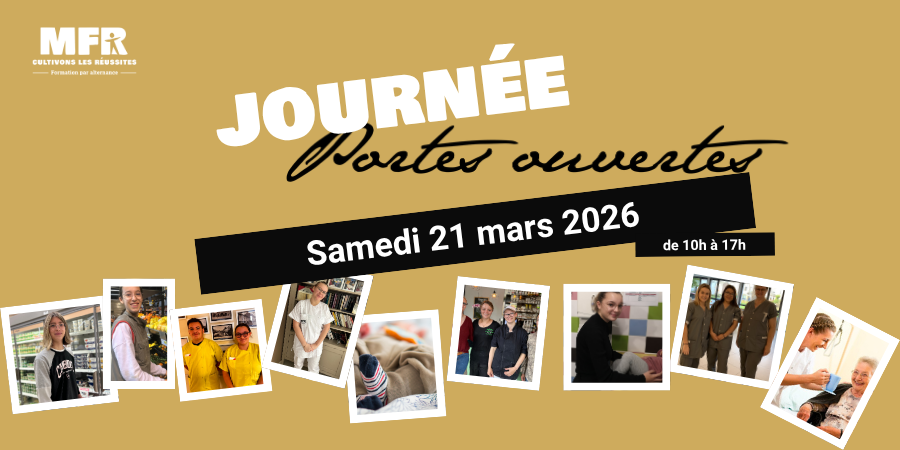 Actualités site internet - Portes ouvertes - 21 mars 2026 - MFR lucquy