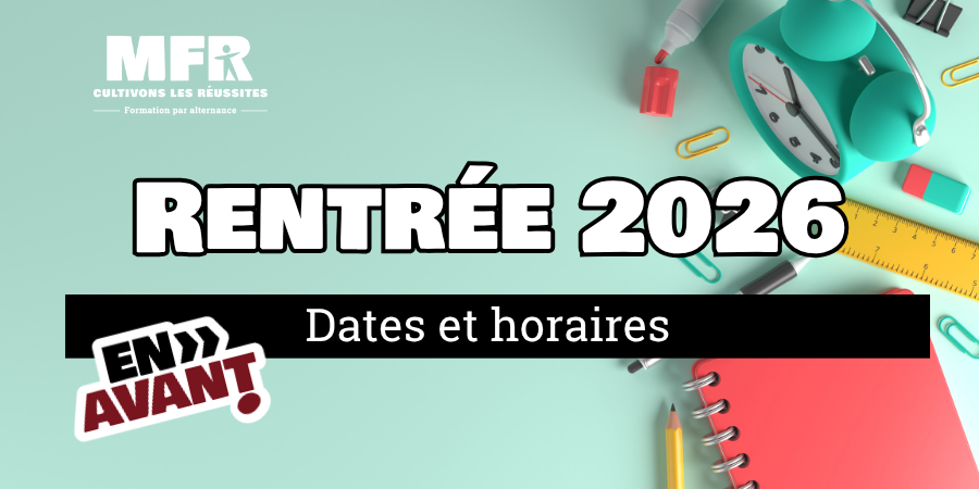 info rentrée 2026 mfr lucquy